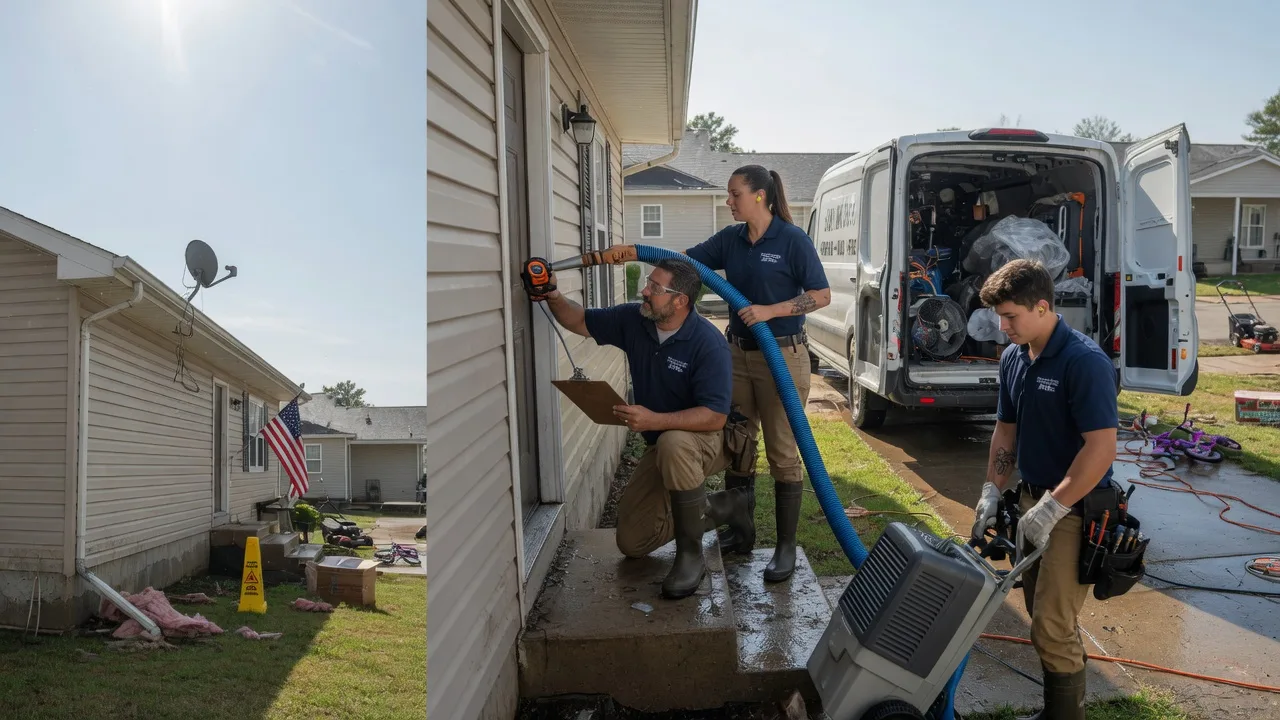 Ceiling Water Damage Restoration in Orleans, IN near me